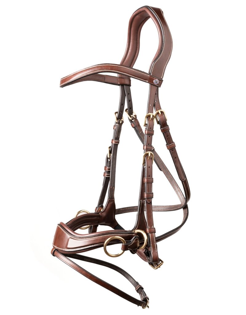 Trust Trust Falsterbro T-Motion Bridle Brown/Silver Full