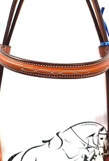 Edgewood Edgewood Fancy Raised Bridle Brown Full