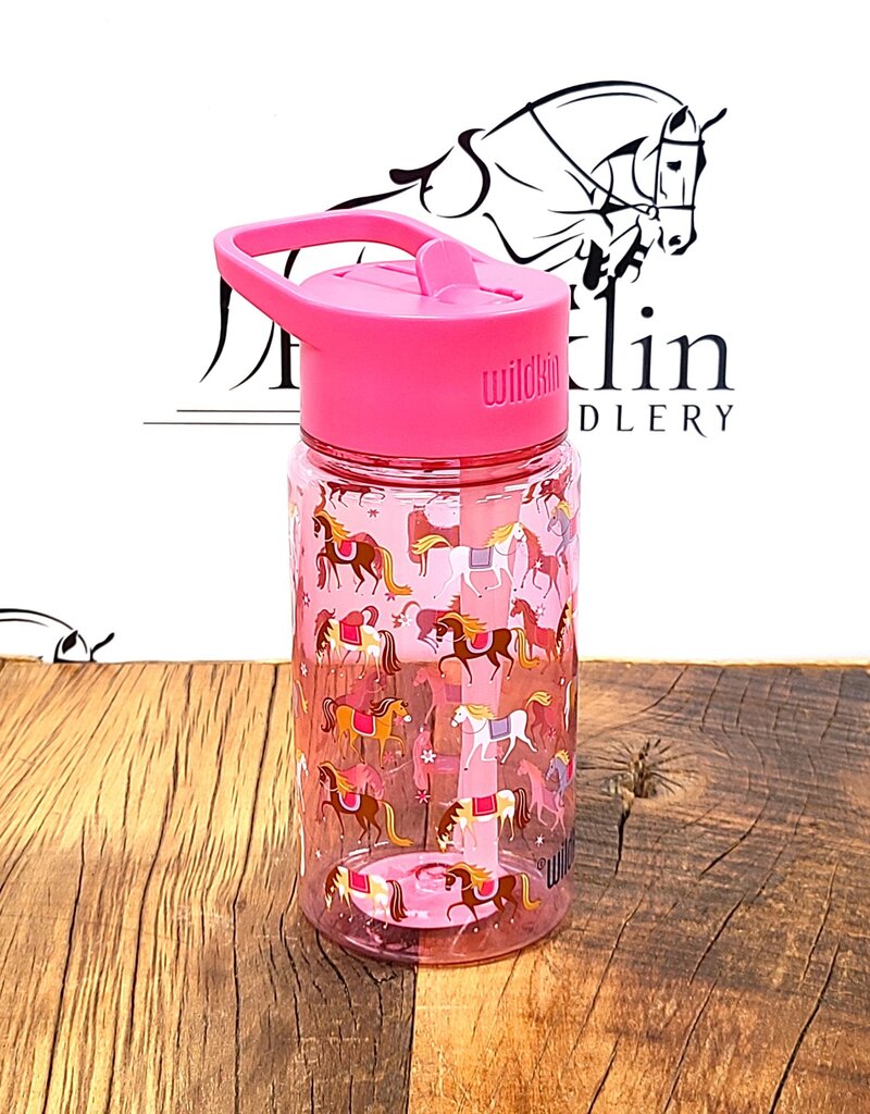 Wildkin Wildkin Pink Horses 16 oz Tritan Water Bottle
