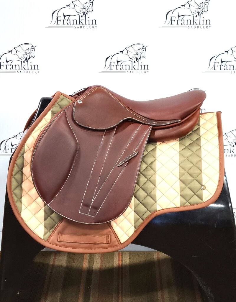 Butet Butet Premium P 16" Seat 2 Flap Standard Tree Gold Saddle