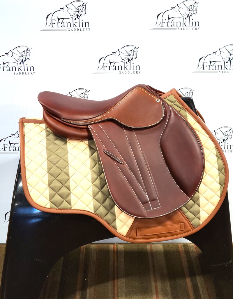 Butet Butet Premium P 16" Seat 2 Flap Standard Tree Gold Saddle