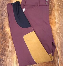 The Tailored Sportsman The Tailored Sportsman Trophy Hunter MR FZ Boot Sock Breech Bordeaux/Tan