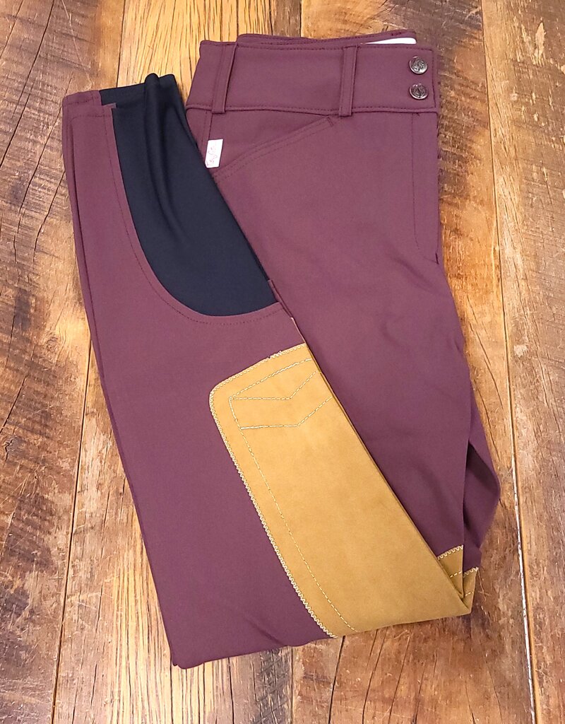 The Tailored Sportsman The Tailored Sportsman Trophy Hunter MR FZ Boot Sock Breech Bordeaux/Tan