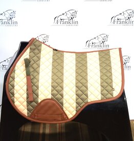 Sixteen Cypress Sixteen Cypress Close Contact Pad Amalfi Stripe (Green and Beige) Full