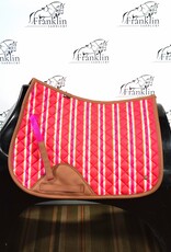 Sixteen Cypress Sixteen Cypress Pony Jumper Pad Derby Stripe (Pink and Red) Pony