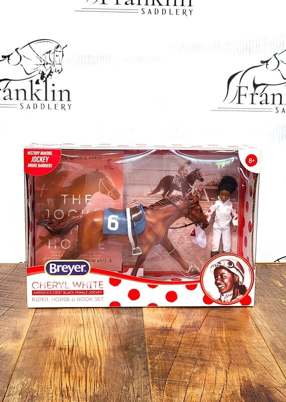 Breyer Breyer Cheryl White And Jetolara Horse And Book Set