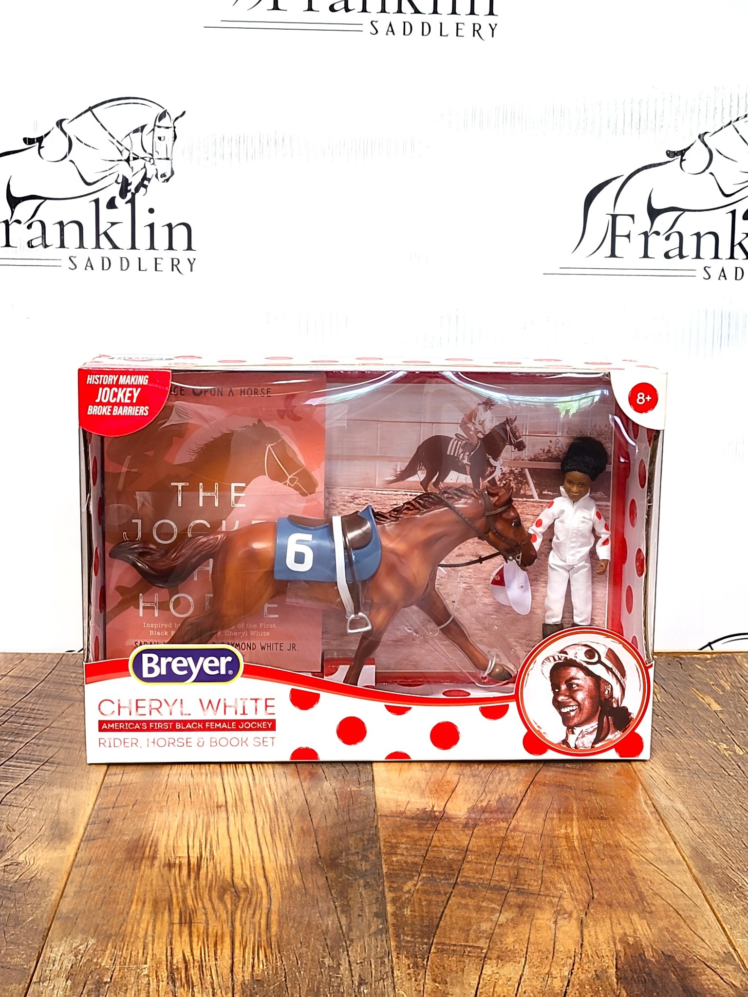 Breyer Cheryl White And Jetolara Horse And Book Set - Franklin