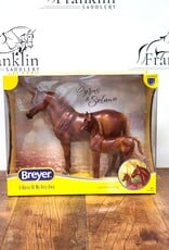 Breyer Breyer Cyrus & Solana: Unicorn Stallion And Foal