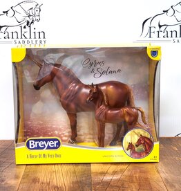 Breyer Breyer Cyrus & Solana: Unicorn Stallion And Foal