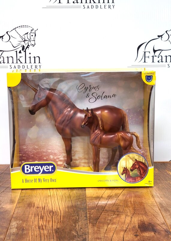Breyer Breyer Cyrus & Solana: Unicorn Stallion And Foal