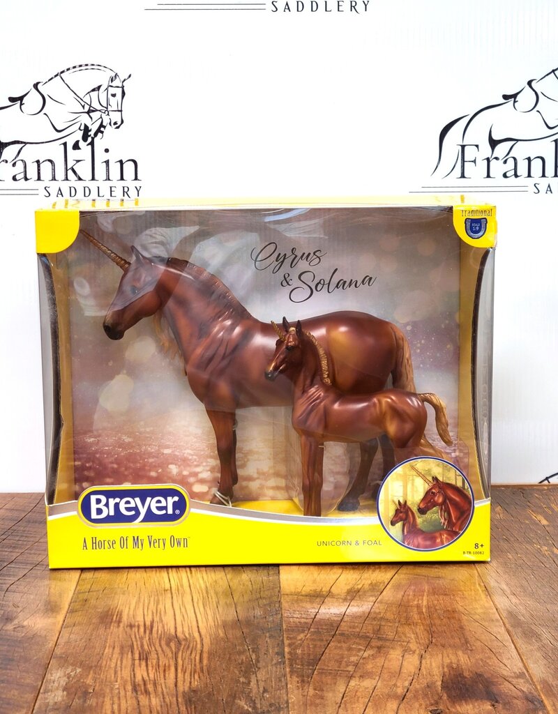 Breyer Breyer Cyrus & Solana: Unicorn Stallion And Foal