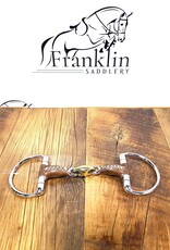 Jump In Jump In Eggbutt French Link Leather Covered Bit 4.5"