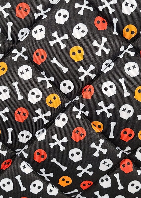 Dreamers & Schemers Dreamers and Schemers Crossbones Halloween Saddle Pad Full