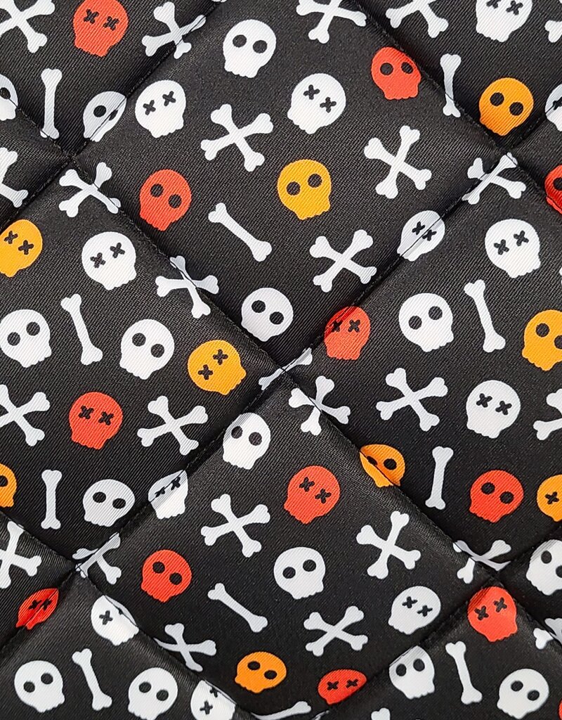 Dreamers & Schemers Dreamers and Schemers Crossbones Halloween Saddle Pad Full