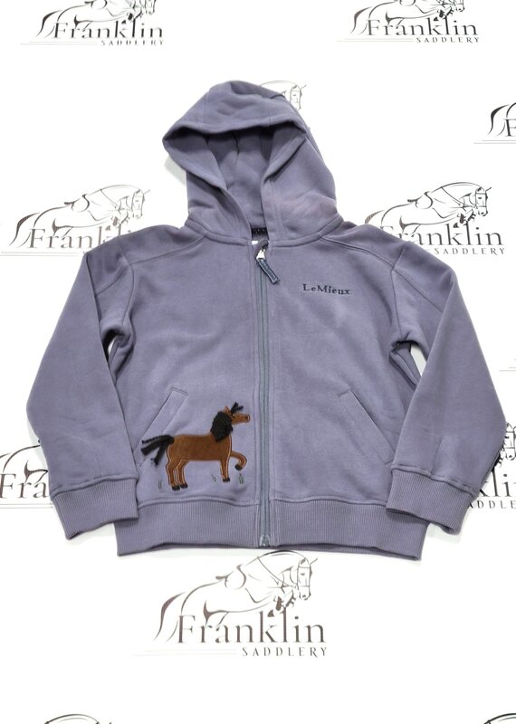 LeMieux LeMieux Mini Charlie Zip Through Jay Blue 7-8