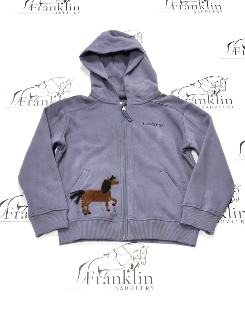 LeMieux LeMieux Mini Charlie Zip Through Jay Blue 7-8