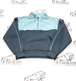 LeMieux Lemieux Young Rider Kate Quarter Zip Sweatshirt Petrol/Glacier