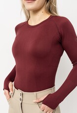 TKEQ TKEQ The 'Kennedy' 2.0 Seamless Long Sleeve Rich Burgundy