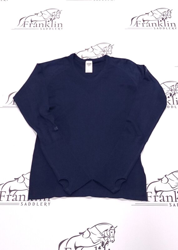 TKEQ TKEQ The'Kennedy' 2.0 V Neck Seamless Long Sleeve Navy