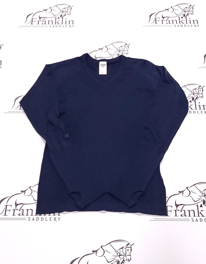 TKEQ TKEQ The'Kennedy' 2.0 V Neck Seamless Long Sleeve Navy