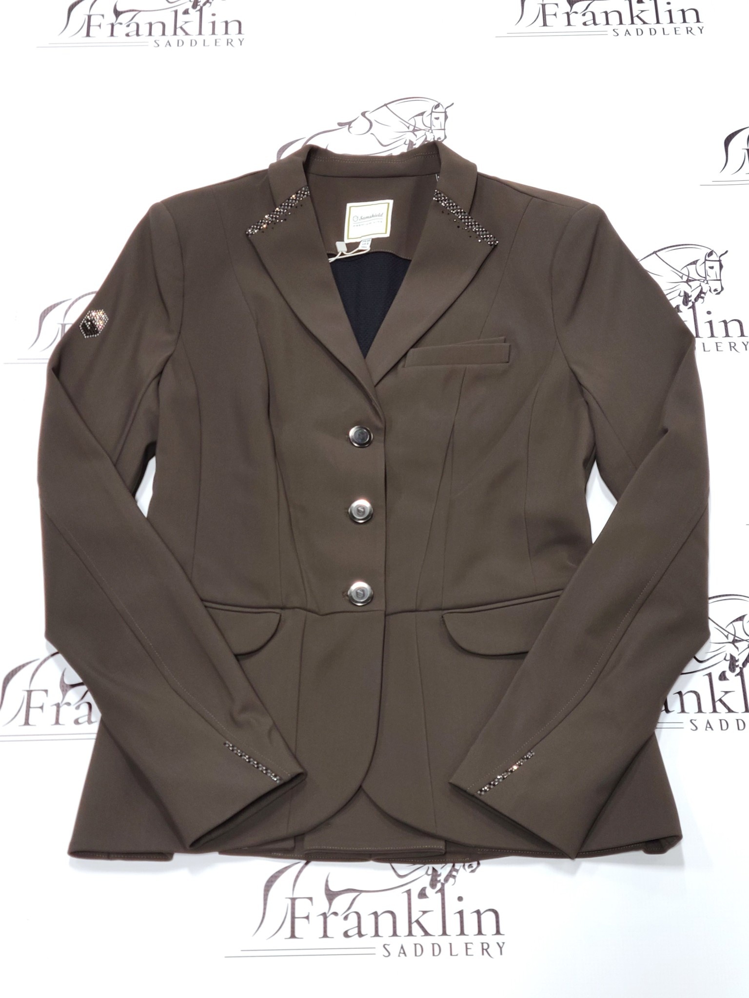 Samshield Victory Pearl Show Coat Mocha - Franklin Saddlery