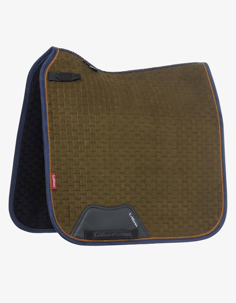 LeMieux LeMieux Suede Dressage Square Pad Alpine