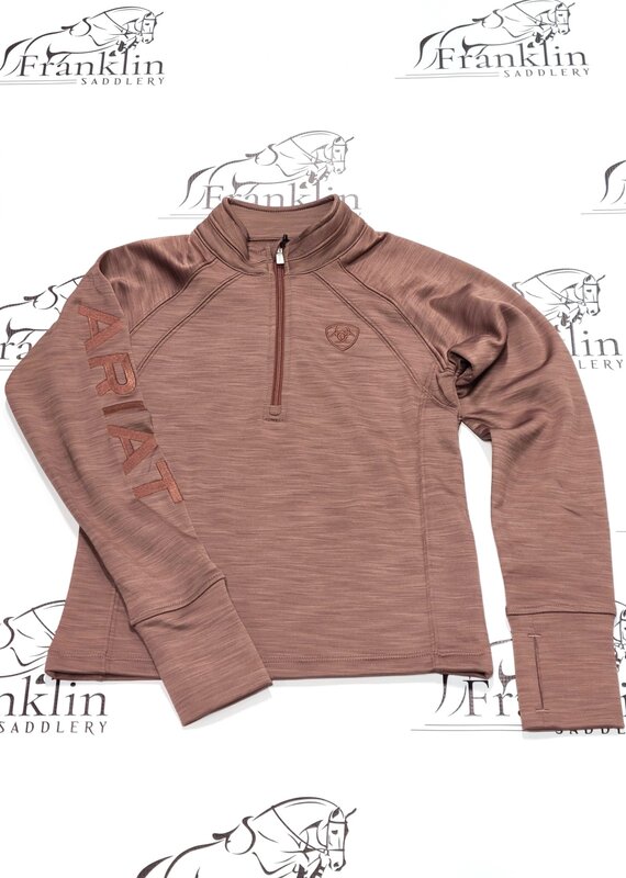 Ariat Ariat Youth Tek Team 1/2 Zip Sweatshirt Twilight Mauve