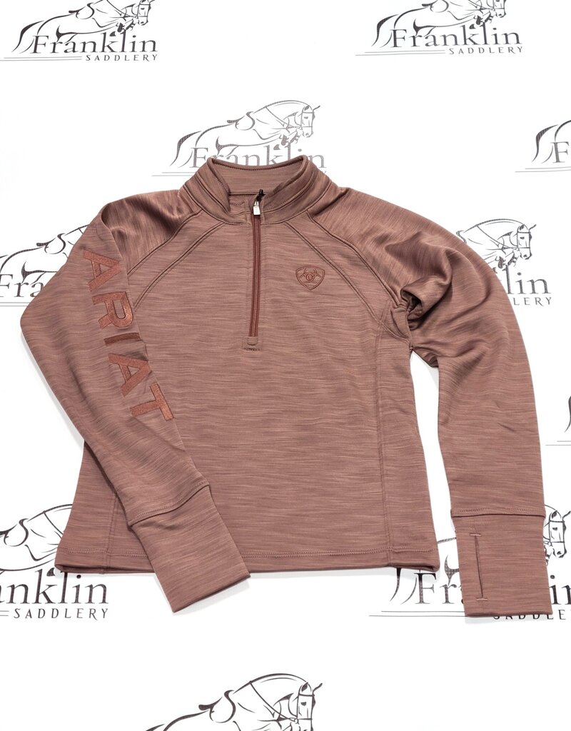 Ariat Ariat Youth Tek Team 1/2 Zip Sweatshirt Twilight Mauve