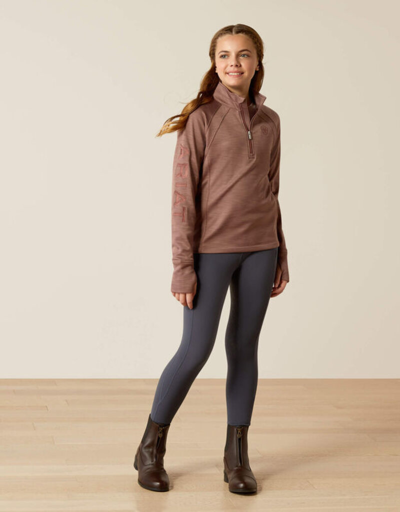 Ariat Ariat Youth Tek Team 1/2 Zip Sweatshirt Twilight Mauve