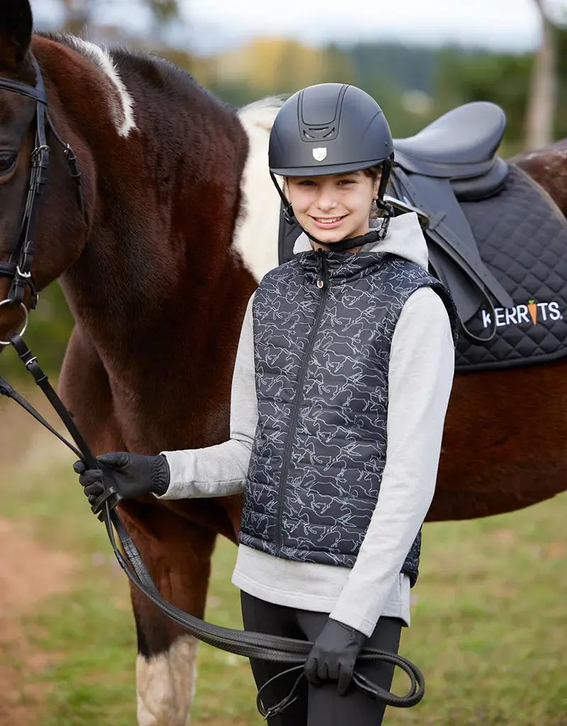 Riding Jacket Kerrits Quilted Moto Jacket Kids Horse Hot Sale