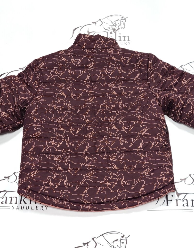 Kerrits Kerrits Kids Round Up Reversible Quilted Jacket Vineyard Full Gallop