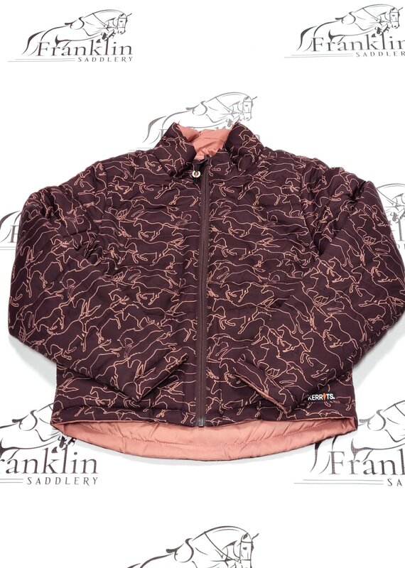 Kerrits Kerrits Kids Round Up Reversible Quilted Jacket Vineyard Full Gallop