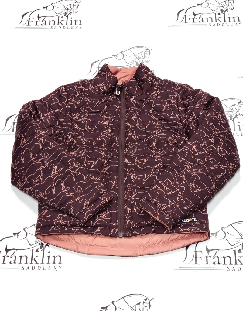 Kerrits Kerrits Kids Round Up Reversible Quilted Jacket Vineyard Full Gallop