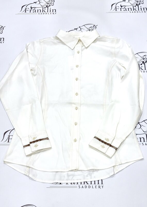 Kerrits Kerrits Bit N Bridle Button Up Shirt White