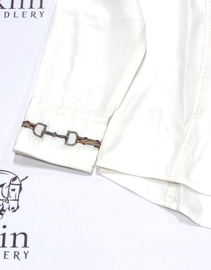 Kerrits Kerrits Bit N Bridle Button Up Shirt White