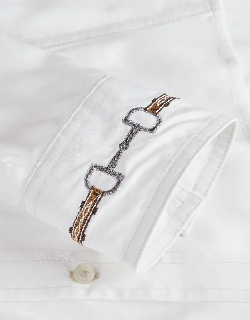 Kerrits Kerrits Bit N Bridle Button Up Shirt White