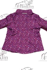 RJ Classics RJ Classics Libby Jr Long Sleeve Sun Shirt Plum Ponies