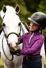 RJ Classics RJ Classics Libby Jr Long Sleeve Sun Shirt Plum Ponies