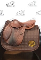 Butet Used Butet 2021 Balmoral 16" Seat 2 Flap Standard Tree Gold Saddle