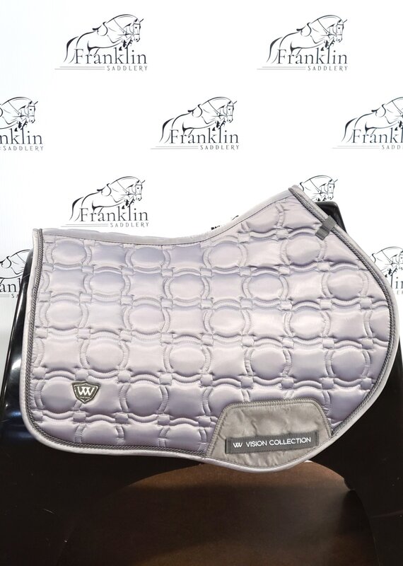 Woof Wear Woof Wear Vision Close Contact Brushed Steel Saddle Pad