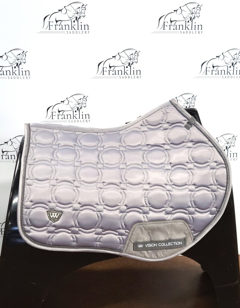 Woof Wear Woof Wear Vision Close Contact Brushed Steel Saddle Pad