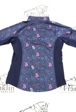 Ovation Ovation Youth Half Zip Sun Shirt Navy Mosaic Floral
