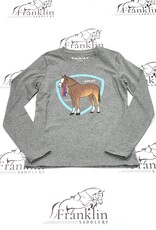 Ariat Ariat Youth Champion Pony Long Sleeve Shirt Heather Grey