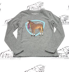 Ariat Ariat Youth Champion Pony Long Sleeve Shirt Heather Grey
