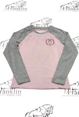 Ariat Ariat Youth Heart Star Long Sleeve Shirt Purple Dove/Heather