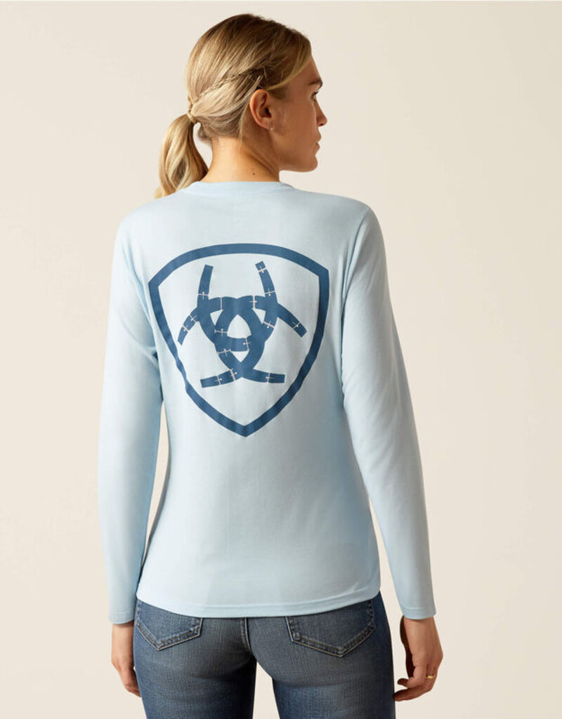Ariat Ariat Women's Course Seal Long Sleeve Shirt Cerulean