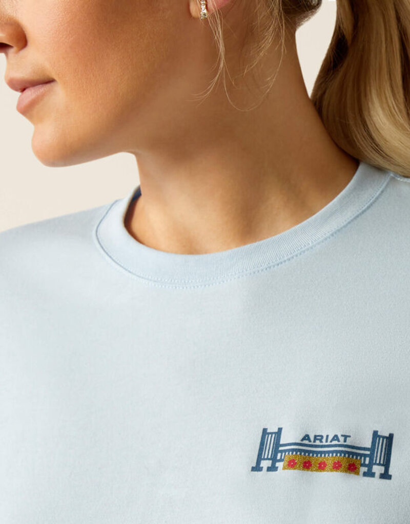 Ariat Ariat Women's Course Seal Long Sleeve Shirt Cerulean