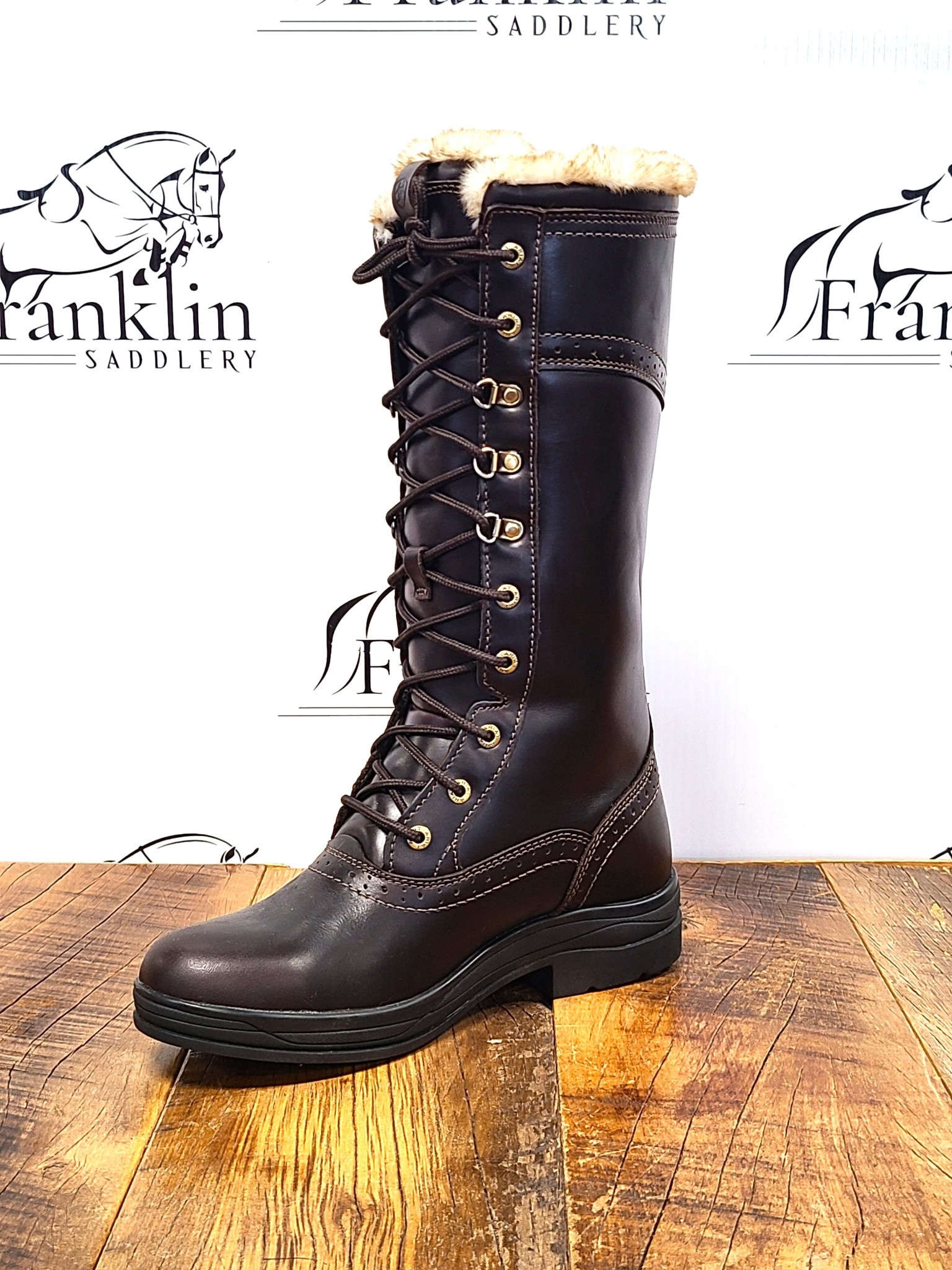 Ariat Womens Wythburn II Sherpa H2O Dark Mocha - Franklin Saddlery