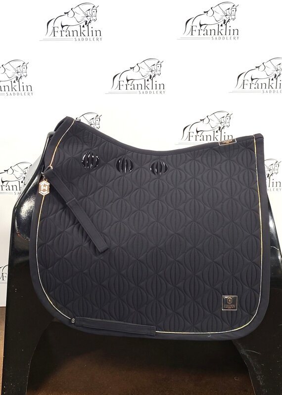 Eskadron Eskadron Heritage Softshell Emblem Dressage Saddle Pad Black Full