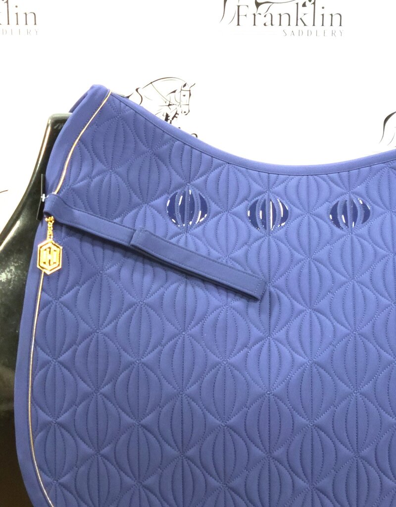 Eskadron Eskadron Heritage Softshell Emblem Dressage Saddle Pad True Blue Full